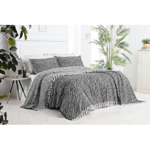 Комплект SAREV RUTENDO (покрывало +наволочка) 1.5 спальн.2 предмета Y 876 v1 siyah