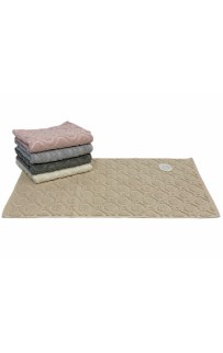 Коврик для ног Карвен "TILE" 50*80 махра KV 434 bej