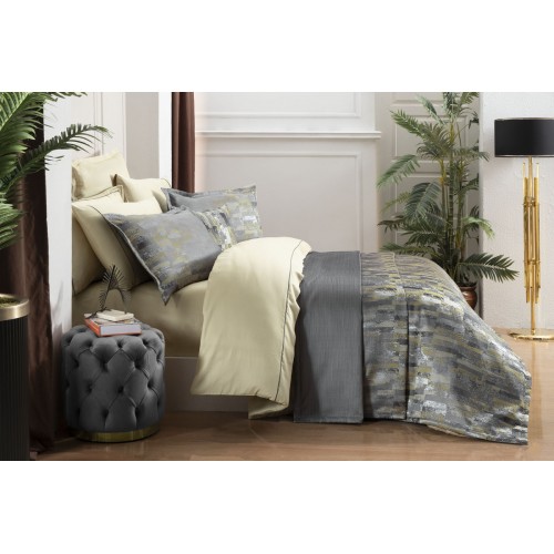 Комплект SAREV "CALVIN" (покрывало +постельное белье) евро Y 881 v2 Sari/желтый