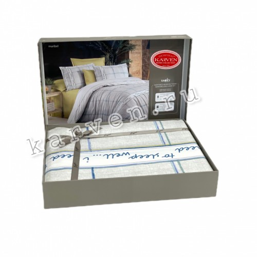 Постельное белье "Sarev Bazaar"ранфорс 1,5 спальн. "MARIBEL" v1(Акция)