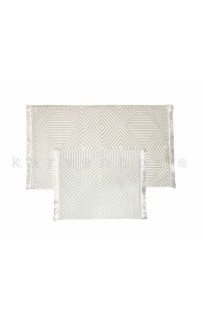 Набор ковриков для ванной Карвен SATEN 60*100/60*50 вискоза/полиэстер KV 430 v-4