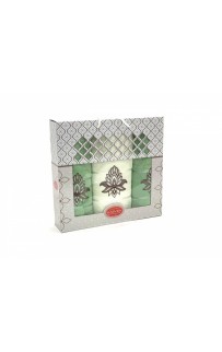 Полотенце в коробке Карвен " Delikli/Henna" махра 50*90(2)/70*140 HS 1556