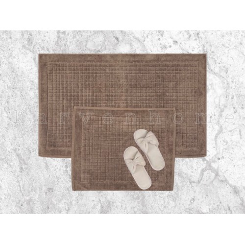 Набор ковриков для ванной Карвен EKOSE KV 424 eko hali rengi/т.бежевый.