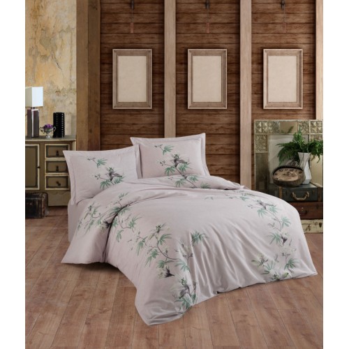 Постельное белье "Карвен" Digital print  ранфорс евро N122 R-017 (Акция)