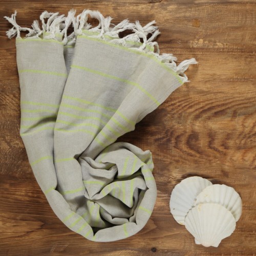 Полотенце Sarev пляжное 80*160 1шт. хлопок H 1034 RUFUS v2/Yesil