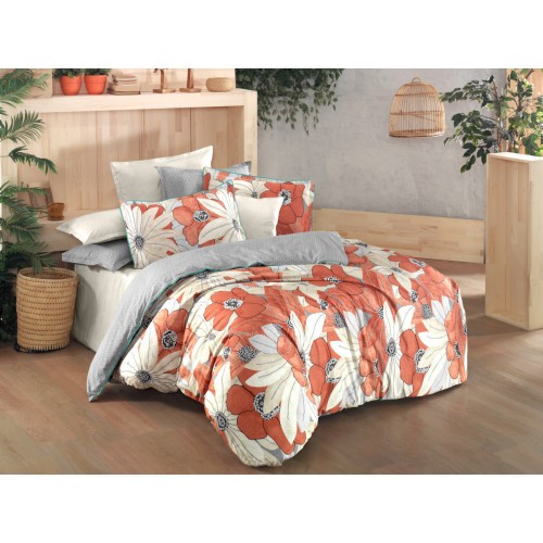 Постельное белье Sarev LADINA FANCY Поплин евро.BEJ/V1