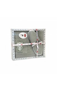 Набор для сауны KARVEN женский махра (75*150 чалма+тапки) B354(V-1)-1 a.ye?il/с.зеленый