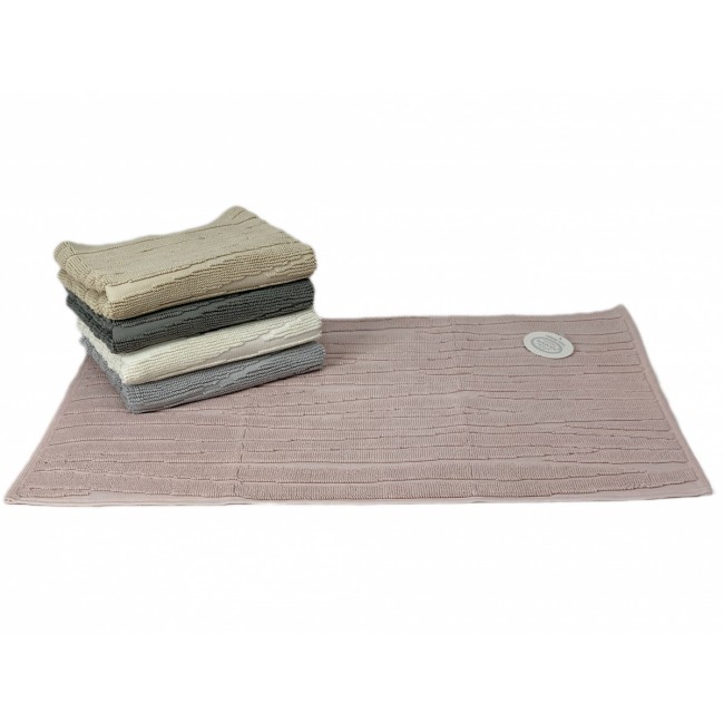 Коврик для ног Карвен "WAY" 50*80 махра KV 434 pembe