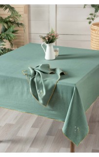 Салфетки SAREV 45*45 (2шт) лён М 825 SOLEN v 3/Yesil
