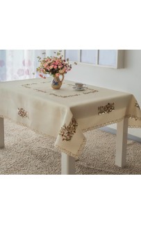 Скатерть "Карвен" с вышивкой 120*160 М 700-1 (АКЦИЯ)