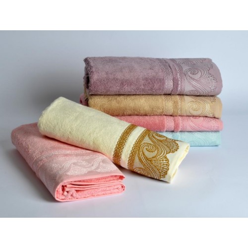 Полотенце Карвен "SESI" 50*90 6шт.бамбук Н 1648