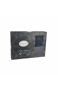 Плед KARVEN "DANTELLI WAFFLE P?KE"с кружевом 200*220 хлопок евро Р 931 антрацит