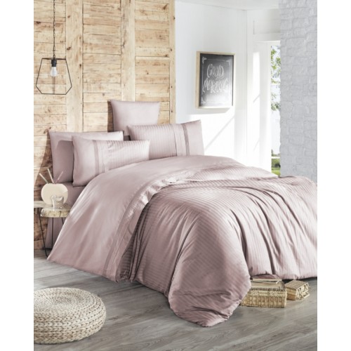 Постельное белье "Карвен" DELUхE ранфорс евро (Gala Pudra)