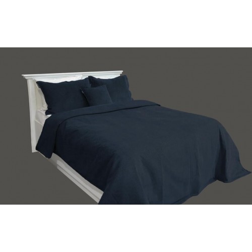 Комплект SAREV (покрывало +3 наволочки) евро 4 пр (240*250/50*70/40*40) MILAGOR /Lacivert (Акция)