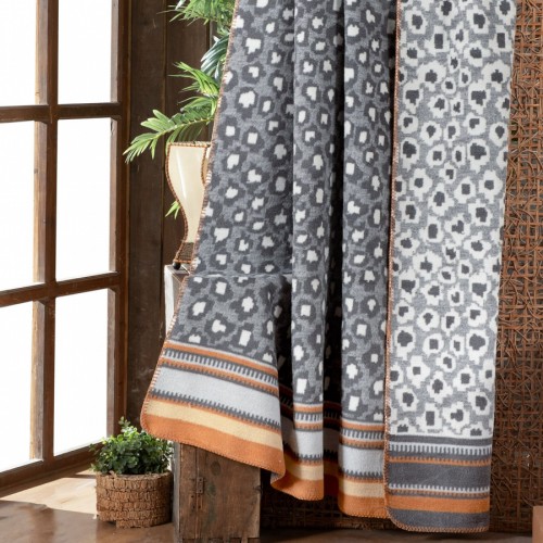 Плед Sarev хлопок 1,5 спальн. Р 917 SHERI V1/GRI