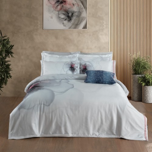 Постельное белье "Sarev"(300 tc) сатин евро EFIRA v1/beyaz