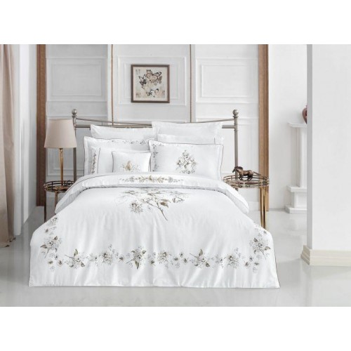 Постельное белье "Sarev"сатин евро"SAMANTHA" v1