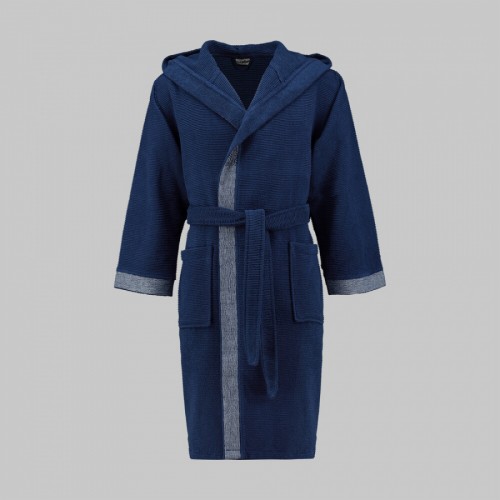 Халат Sarev махра унисекс с капюшоном В 1125 STREET v11/Lacivert XL