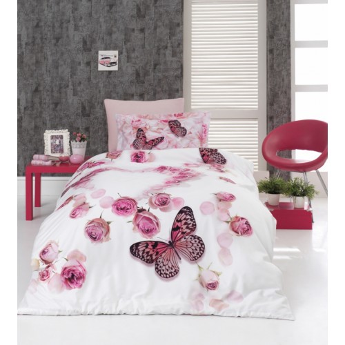 Постельное белье "Карвен" (сатин 3D )1,5 спальн.( Flair )