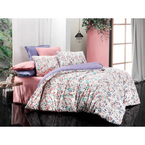 Постельное белье SAREV TAMARA Фланель евро.PEMBE/v1