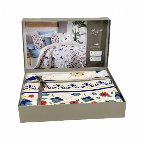 Постельное белье "Sarev Bazaar"ранфорс 1,5 спальн."LENA" v1 (Акция)