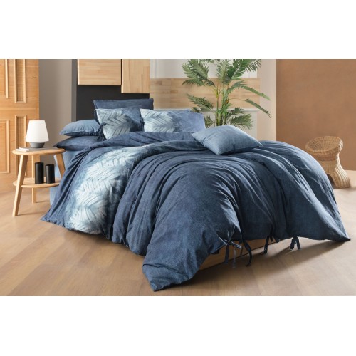 Постельное белье "Sarev" 1,5 спальн.ранфорс DE JAMES v1/mavi