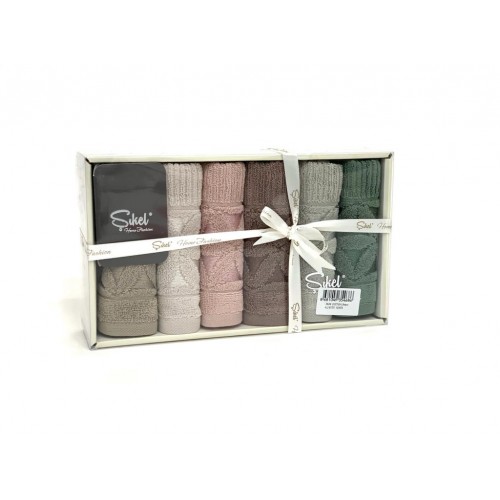 Полотенце кухонное Карвен "Venus" махра 30*50 6 шт.в коробке НМ 635