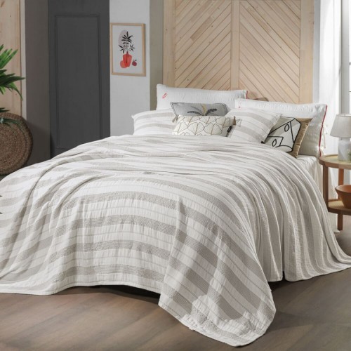 Покрывало SAREV Mood Comfort хлопок евро 240*260 Y 1028 ADIRA v1/Bej