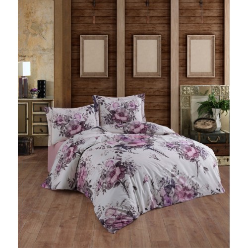 Постельное белье "Карвен" Digital print  ранфорс евро N122 R-004 (Акция)