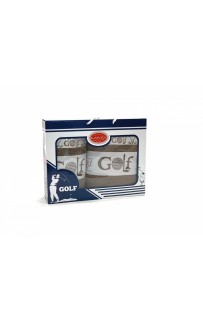 Полотенце в коробке Карвен " Golf" махра 50*90/70*140 HS 1551