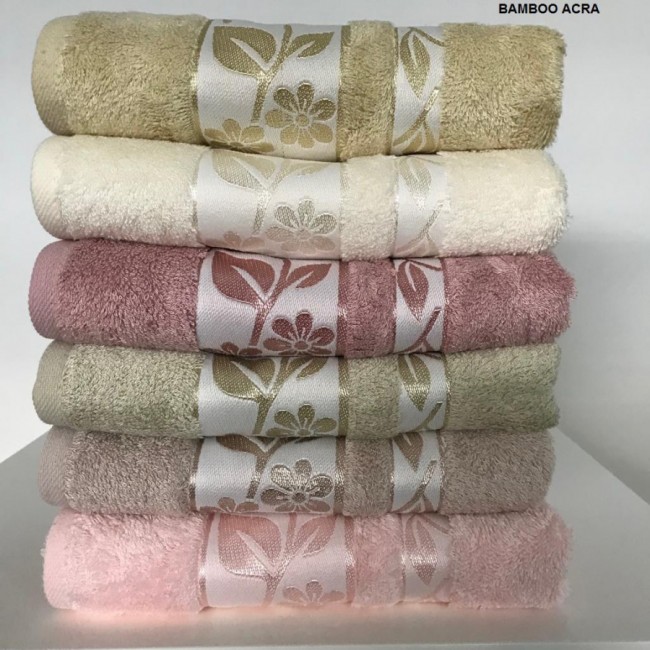 Полотенце Карвен "Acra" 70*140 1шт. бамбук Н 4085