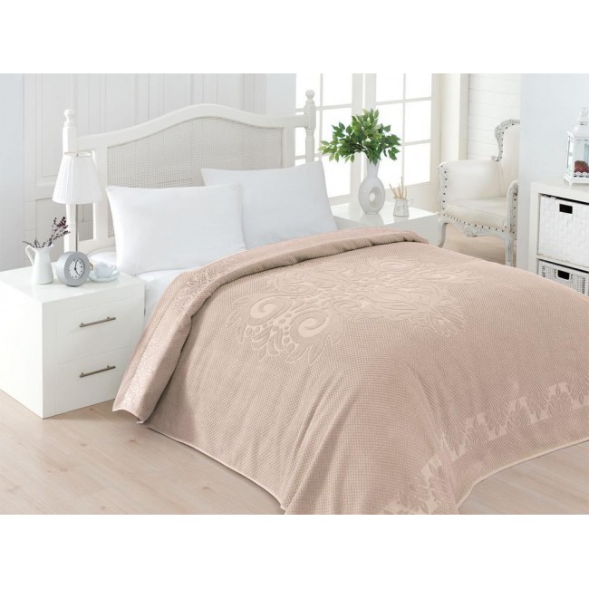 Простынь Карвен "Жаккард" 1,5 спальный махра P 891