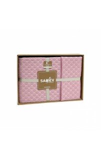 Комплект SAREV "BELIS" (покрывало летнее +наволочка) 1.5 сп 2 пр (170*230/50*70) Y 862v3 pembe/розовый.