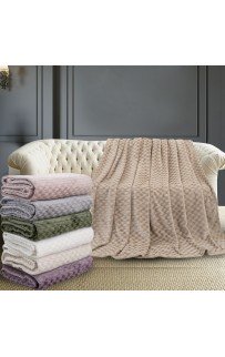 Плед Karven фланель 1,5 спальн. PL 013 JACQAURD v7/Coffee Плед Karven фланель 1,5 спальн. PL 013 JACQAURD v7/Coffee