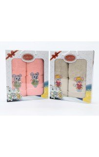 Набор полотенец Карвен " Мыши" махра 50*90/70*140 HS 1530 (Акция)