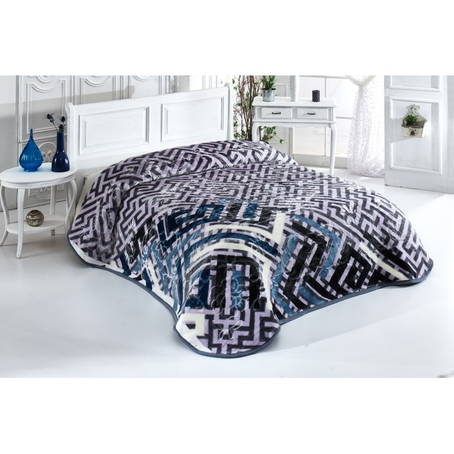 Покрывало EVLEN SUPER SOFT (двухстороннее,1слойное) 220*240 евро Y 938 v6 (B-007) (Акция)