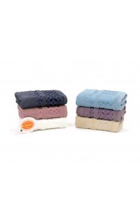 Полотенце Карвен Vip Cotton" Armada 2" 50*90 6шт.махра Н 3148.