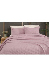 Комплект SAREV "BELIS" (покрывало летнее +наволочка) 1.5 сп 2 пр (170*230/50*70) Y 862v3 pembe/розовый.