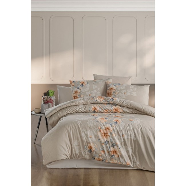 Постельное белье "Карвен" ранфорс евро Annabel Cappuccino