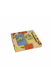 Набор полотенец кухонный NILTEKS "ФРУКТЫ"вафля 40*60 2 шт.НМ 754 v9 голуб/желтый