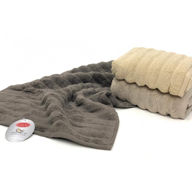 Набор полотенец Карвен Micro Cotton Premium "EZGI-1" 70*140 3шт. махра НS 976