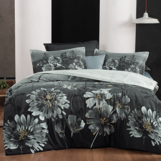 Постельное белье "Sarev"fancy poplin 1.5 сп. N193 LIZZIE v1/Siyah
