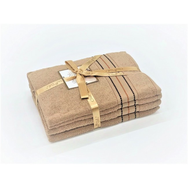 Набор полотенец Карвен " Deluхs" махра 50*90 (2)/ 70*140 (2) HS 1496