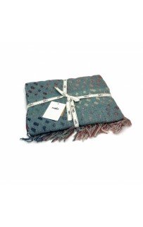 Плед SAREV "COLORADO THROW"с бахрамой лен/шелк 1.5 спальн. P 907 (V-1)