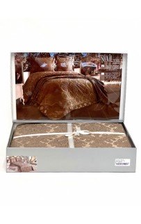 Покрывало " VENUS" c наволочками евро Y 861 kahve/кофейный Покрывало " VENUS" c наволочками евро Y 861 kahve/кофейный