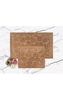 Набор ковриков для ванной Карвен TAS KV 427 eko hali rengi/т.бежевый