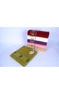 Полотенце Карвен " YAPRAK" махра 50*90 6шт. Н 2072