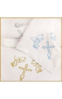 Полотенце "Крещение" махра 100*100 1шт. в кор. Н 1557 (Акция)
