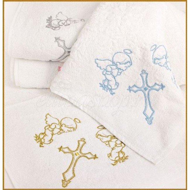 Полотенце "Крещение" махра 100*100 1шт. в кор. Н 1557 (Акция)