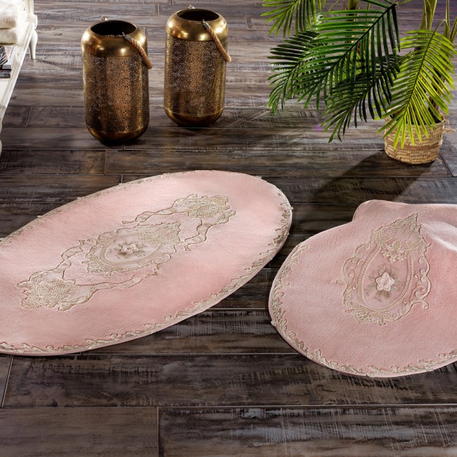 Набор ковриков для ванной Zebra овал 115*70/60*80 FLORANSA KV 282